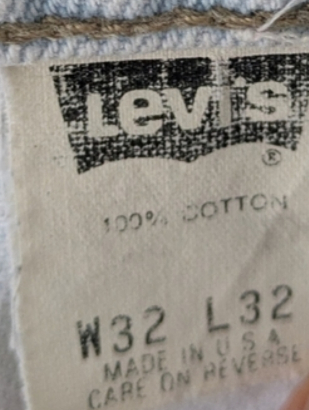 Vintage 90's Levi’s Silver Tab Baggy Fit Jeans - MADE IN USA Size 32 - Fits 30 - Picture 10 of 15